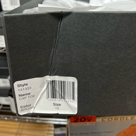 The Men's Store at Bloomingdale's Cap Toe Boot Brown Size 12 - Picture 6 of 7